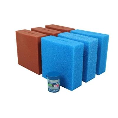 Afbeelding van Wacredo Vervangende sponsset + filterstarter voor Oase Biotec 10 vijverfilter, filtersponzen, filterstarter, complete set, waterbehandeling, filterspons, vijververzorging, reservesponzen