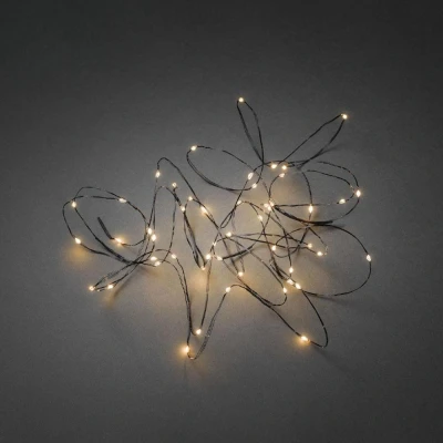 Afbeelding van Draadverlichting 10 meter Konstsmide (50 LEDs, Druppels, Binnen)