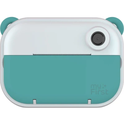 Afbeelding van myFirst Camera Insta Wi Geel digitale kindercamera en inkt loze labelprinter ineen draadloos 12MP selfie lens 1500mAh batterij
