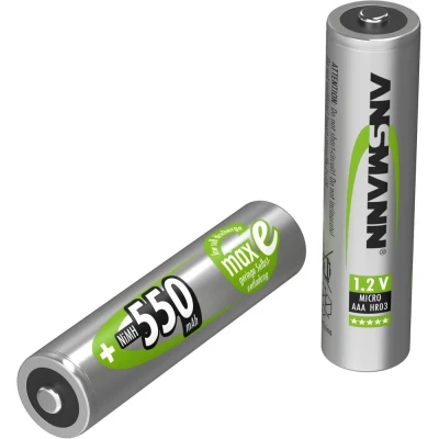 Afbeelding van Ansmann maxE HR03 Oplaadbare AAA batterij (potlood) NiMH 550 mAh 1.2 V 1 stuk(s)