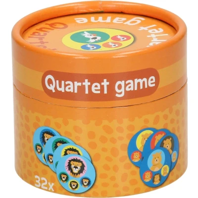 Afbeelding van Kwartet/Memo/Domino spel in koker