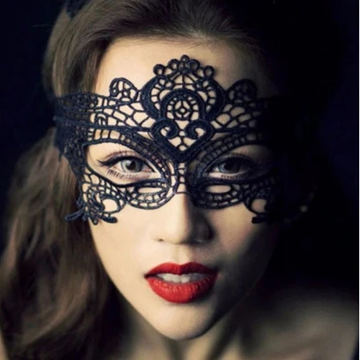 Afbeelding van CHPN masker Spannend Gemaskerd Bal Oogmasker Venetiaans Mask Verkleden Carnaval Zwart Sensueel Erotisch