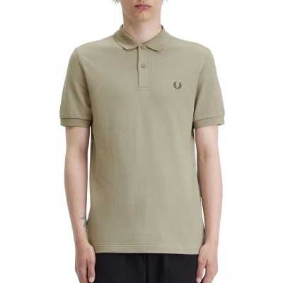 Afbeelding van 2 Fred Perry Polo&#039;s 149,90 Polo M6000 Greige U84 maat XL heren M3600 met Slim fit Pasvorm Katoen Poloshirt