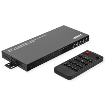 Afbeelding van Value HDMI 4x2 matrix, ondersteuning QUAD, Schakeldoos