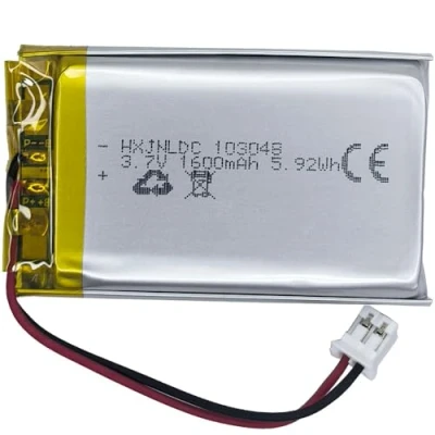 Afbeelding van VDC 3.7V 1600mAh 103048 Oplaadbare polymeer lithium ion batterij Vervanging voor DIY 3.7 5V Elektronisch Product, Mobiele Energieopslag Voeding
