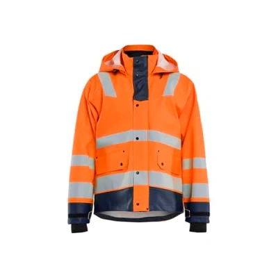 Afbeelding van Blaklader Regenjas High Vis LEVEL 3 4327 2005 Oranje/Marineblauw XL