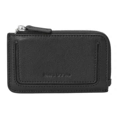 Afbeelding van Marc O&#039;Polo Kaarthouder Florica Zip Wallet Black Zwart