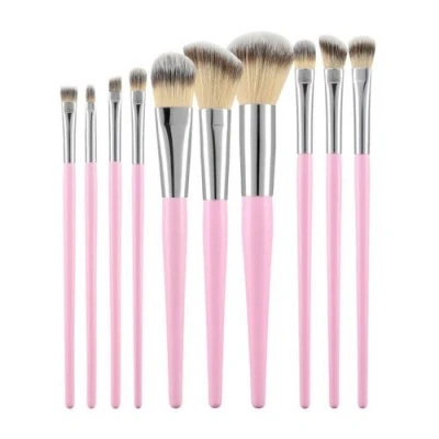 Afbeelding van Mimo Make Up Brush Set 10 Stuks Pink