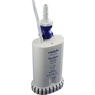 Afbeelding van Reich Twin Submersible Pomp met Check Valve en automatische ventilatie