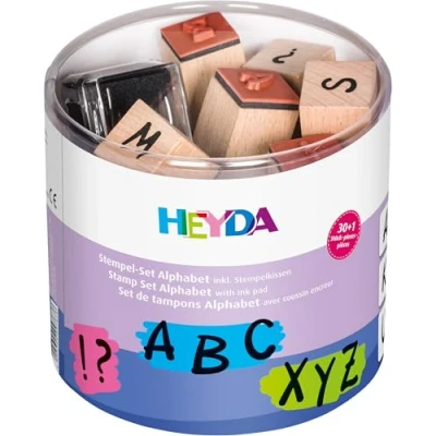 Afbeelding van Heyda 204888479 stempeldoos (alfabet) motiefgrootte: ca. 1,5 x cm