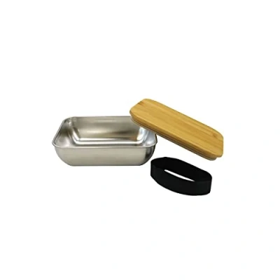 Afbeelding van Roestvrijstalen lunchbox voor magnetron 700 ml Fackelmann