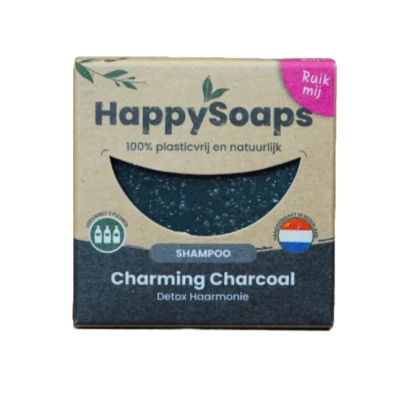 Afbeelding van Happysoaps Charcoal Shampoobar 70GR