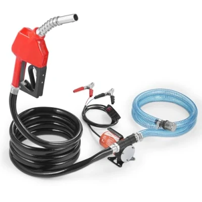Afbeelding van VEVOR dieselpomp stookoliepomp 12V 8GPM 1/5HP met automatisch brandstofmondstuk