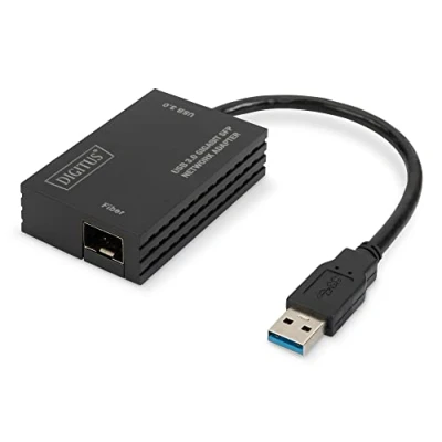 Afbeelding van Digitus Computer, Glasvezel, Laptop, USB 3.2 Gen 1 (USB 3.0), Netwerk Adapter [1x 1x SFP slot] DN 3026 17.00 cm