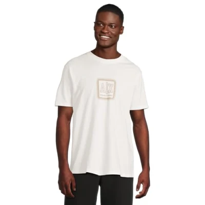 Afbeelding van Armani Exchange Tshirt print, Heren, Maat: Medium, Off white