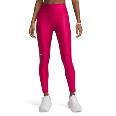 Afbeelding van Under Armour TECH Ankle Legging Shaded fuchsia / white, Dames, Maat: Large, white