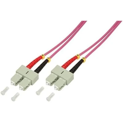 Afbeelding van de LogiLink lichtgolfgeleider (LWL) patchkabels worden gebruikt op rangeervelden of switches en voor verbinding tussen aansluitdozen eindapparaat