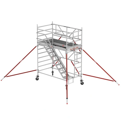 Afbeelding van Altrex Trapsteiger RS TOWER 53 Safe Quick L190xB135 4.20m werkhoogte Fiber Deck platform