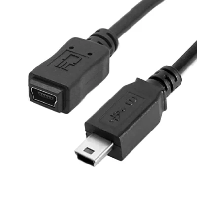 Afbeelding van chenyang Mini USB verlengkabel, 2.0 5 pins stekker op bus data/stroomverlengkabel adapter 0,5 m