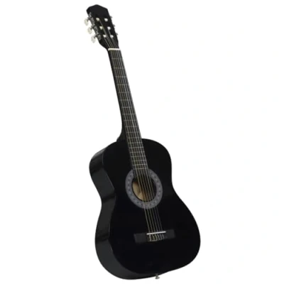 Afbeelding van vidaXL Gitaar klassiek beginner en kinderen 3/4 36&quot; zwart