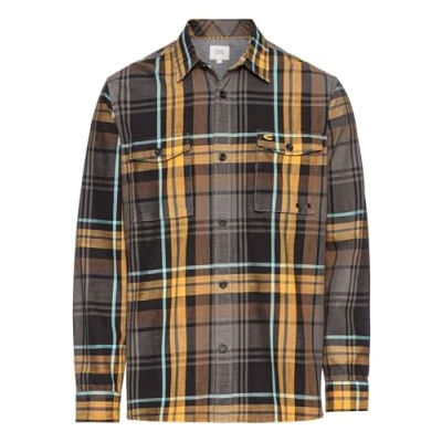 Afbeelding van camel active Overhemd, Heren, Maat: Medium, Cumin yellow