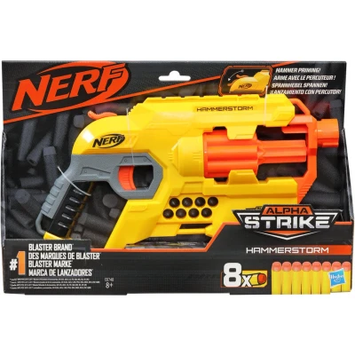 Afbeelding van Nerf Alpha Strike Hammerstorm Blaster + 8 Darts