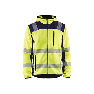 Afbeelding van Blaklader Gebreid vest met capuchon High Vis 4923 2120 Geel/Marineblauw XXL