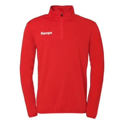 Afbeelding van Kempa 1/4 ZIP Sweater, Maat: Small, Rot