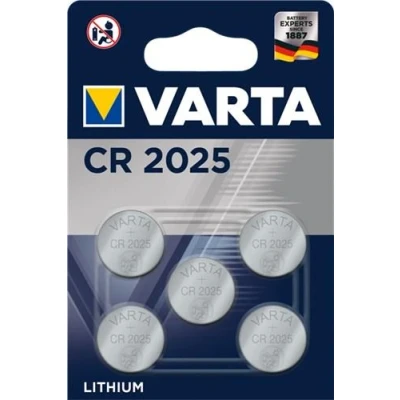 Afbeelding van CR2025 (6025) lithium button cell, 3 V Varta