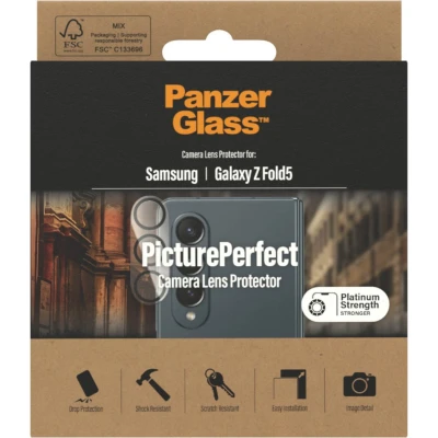 Afbeelding van Screenprotector Samsung Galaxy Z Fold 5: PanzerGlass Camera Protector