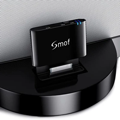 Afbeelding van 30 pins Bluetooth adapter, ontvangeradapter met lage latentie voor Sounddock, adapter iPod andere muziekdockingstations, luidspreker