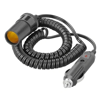 Afbeelding van Verlengkabel voor Sigarettenaansteker 3m 12V 24V max. 3Amp. Krulsnoer