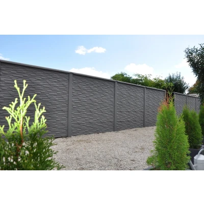 Afbeelding van Intergard Betonschutting Modernstone enkelzijdig 200x200cm