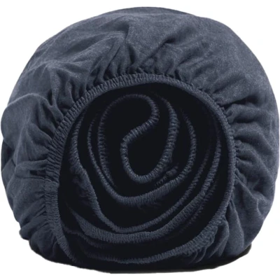 Afbeelding van Jersey Hoeslaken Yumeko Indigo Blue 90 x 210 cm