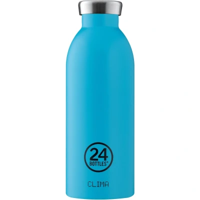 Afbeelding van 24Bottles Thermosfles Clima Bottle Stone Lagoon Blue 500 ml