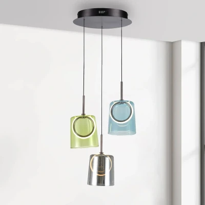 Afbeelding van Paul Neuhaus Hanglamp Zula 3 lichts rond 2543 70