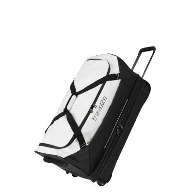 Afbeelding van Travelite Basics Wheeled Duffle 70cmwhite Reistas