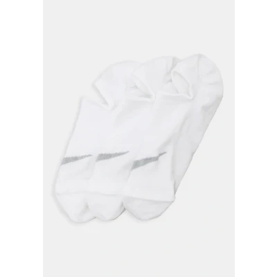 Afbeelding van Nike Performance Everyday PLUS Footie 3 PACK Enkelsokken, Dames, Maat: Small, White/wolf grey
