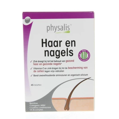 Afbeelding van Physalis Haar En Nagels 45 tabletten