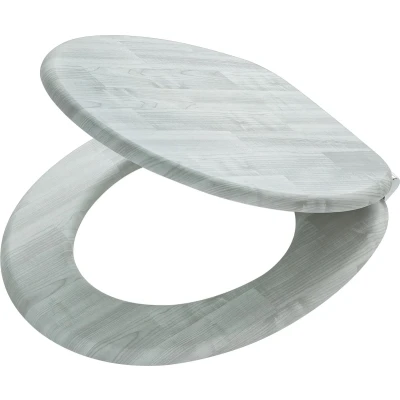 Afbeelding van WC Bril Tiger Titan Houtstructuur