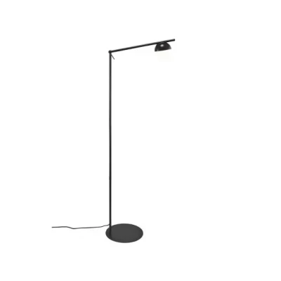 Afbeelding van Nordlux Staande lamp CONTINA Textiel kabel, met de mond geblazen opaal glas