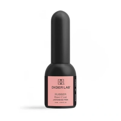 Afbeelding van Didier Lab Premium Rubber Base Gel Japanese Pink 10 ml LED UV Nagellak Roze HEMA‑ &amp; TPO‑vrij Onderlaag Coat 2in1 UV voor Manicure
