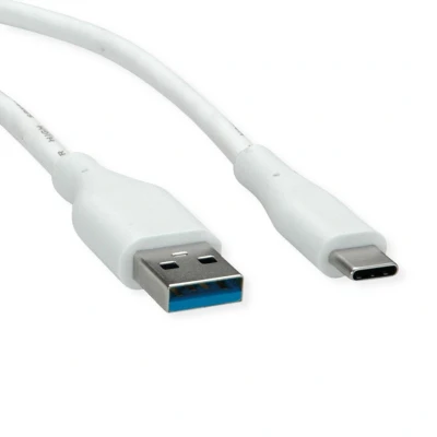 Afbeelding van VALUE USB 3.2 Gen 1 kabel, A C, M/M, wit, 2 m