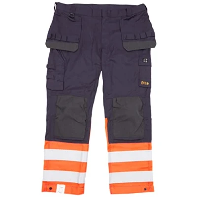 Afbeelding van Blaklader Multinorm inherent werkbroek 1489 1513 Marineblauw/Oranje C50