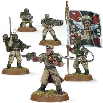 Afbeelding van Astra Militarum Cadian Command Squad Warhammer