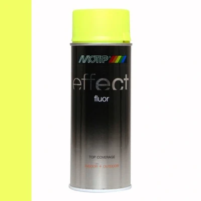 Afbeelding van Motip Deco Effect Fluorescent Geel 400 ml