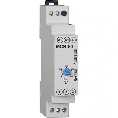 Afbeelding van ENTES 101582 MCB 60 Tijdrelais Monofunctioneel 24 V/DC, V/AC, 230 V/AC 1 stuk(s) Tijdsduur: 4 s 1x wisselcontact