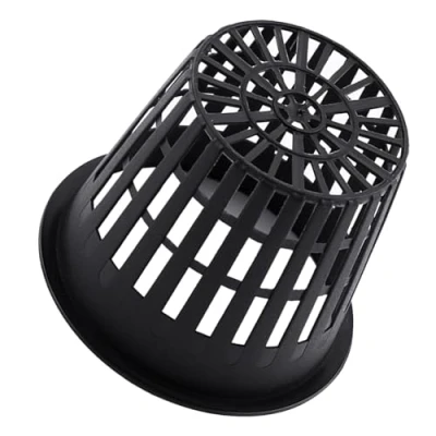 Afbeelding van 10 stks Mesh Pot Net Cup Mand Hydrocultuur Aeroponic Bloem Planten Container voor Plant Grow Clone Tuinieren (zwart)