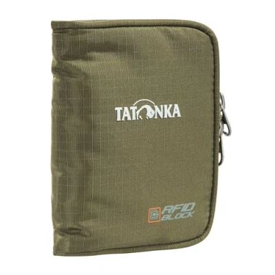 Afbeelding van Tatonka Zip Money Box RFID B portemonnee met blocker TÜV getest biedt plaats aan 4 creditcards, muntvak en extra vak ritssluiting de binnenkant beschermt tegen gegevensklauw