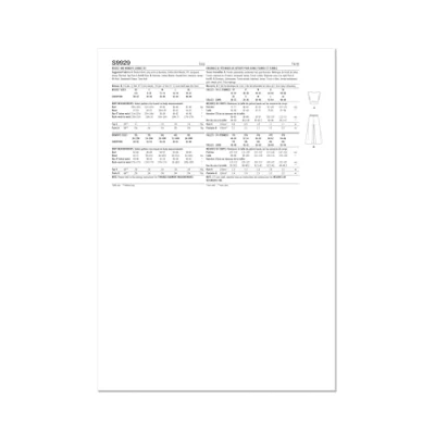 Afbeelding van SIMPLICITY Naaipatroon SS9929BB Misses&#039; en Women&#039;s Lounge Set van Mimi G Style BB (1X 5X)